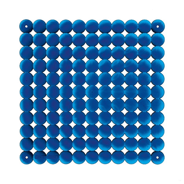 VedoNonVedo Timesquare elemento decorativo per arredare e dividere gli spazi - blu trasparente