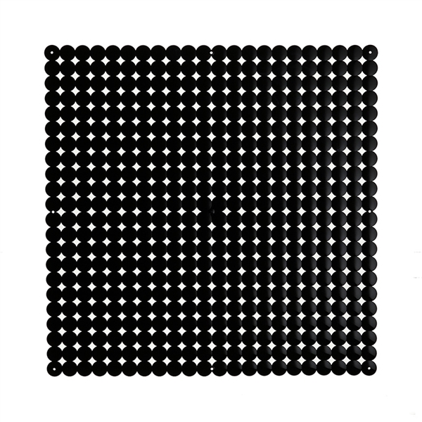 VedoNonVedo Timesquare big decorative element for furnishing and dividing rooms - black