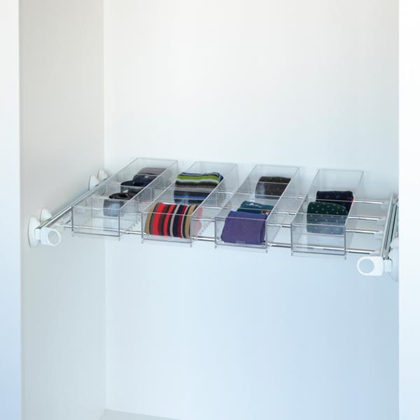 Plus - Organizer 4J - white - bright aluminium - transparent polycarbonate