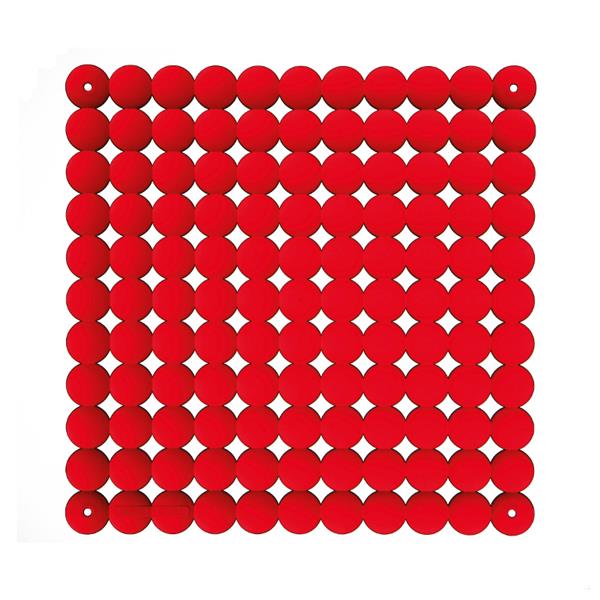 VedoNonVedo Timesquare decorative element for furnishing and dividing rooms - red