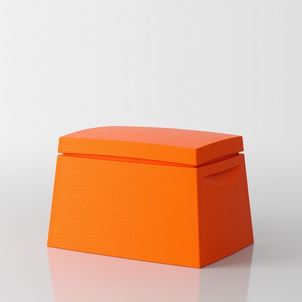 Big Box Multi-purpose trunk by Servetto - orange